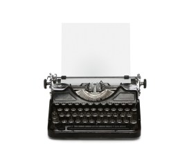 Old typewriter with copy space